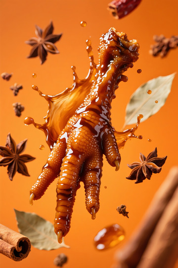 美食摄影虎皮凤爪