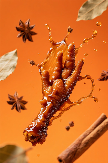 虎皮凤爪美食摄影