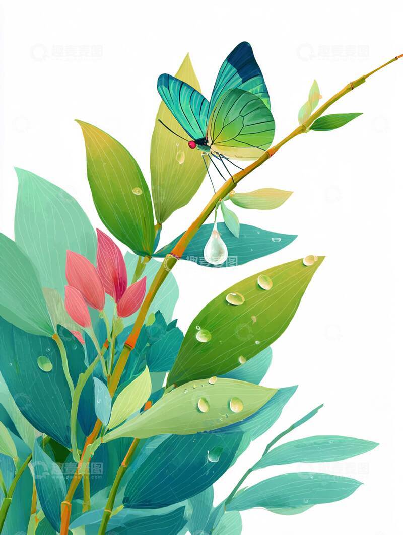 高清大图下载【趣麦麦图】立秋  砧响  诗瘦 