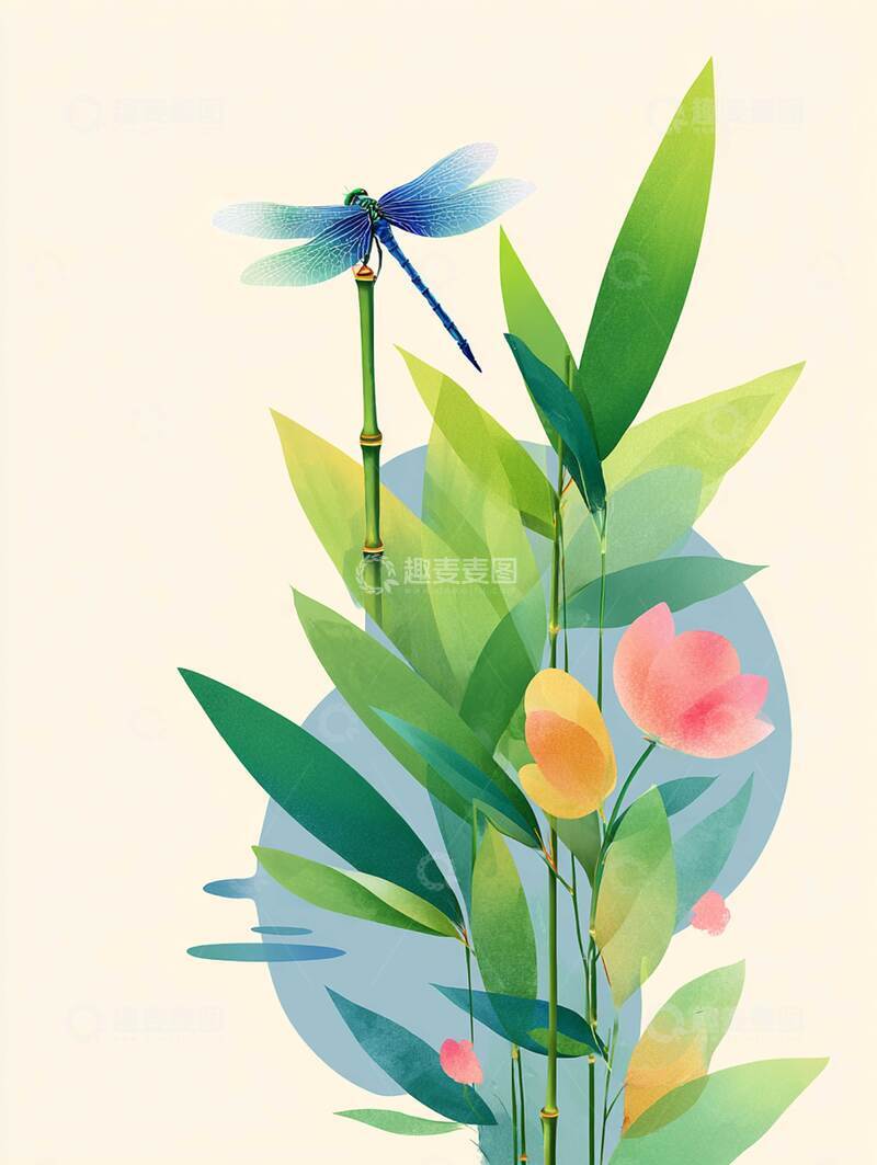 高清大图下载【趣麦麦图】立秋  砧响  梦澄