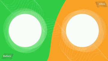 前后对比照双色背景模板