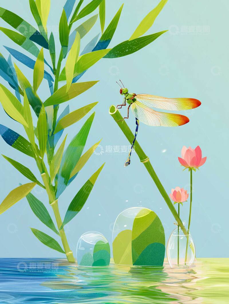 高清大图下载【趣麦麦图】立秋  砧响  墨润 