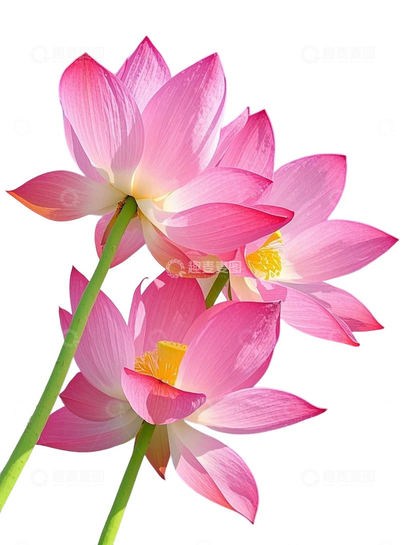 高清大图下载【趣麦麦图】荷花免扣素材800