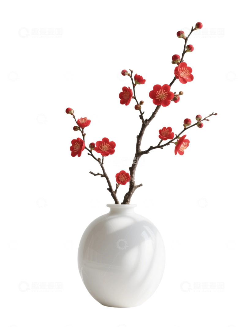 高清大图下载【趣麦麦图】梅花免扣素材14