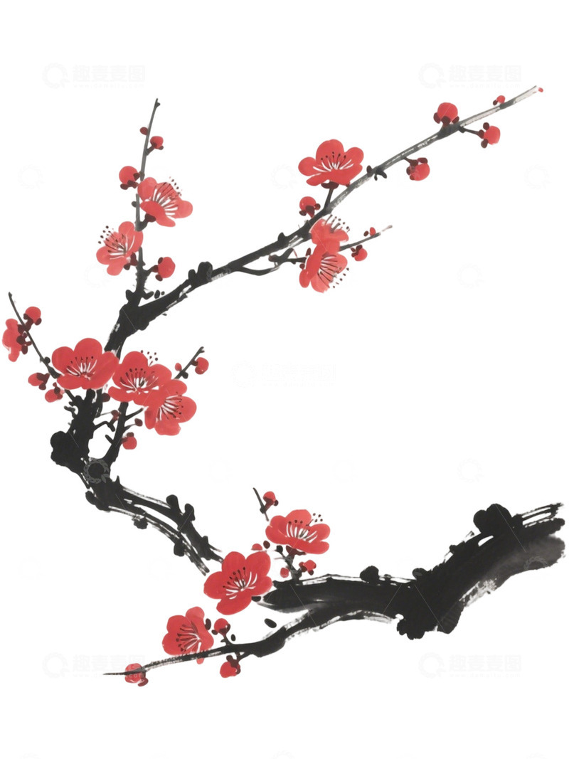 梅花免扣素材11