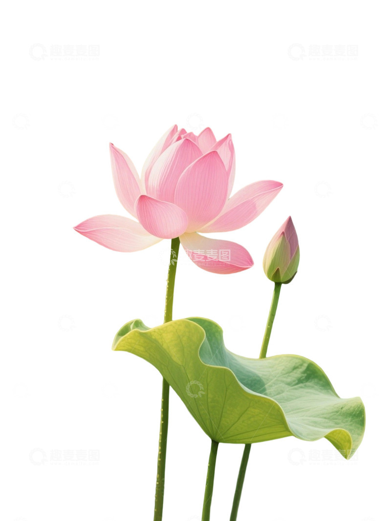 高清大图下载【趣麦麦图】荷花免扣素材921