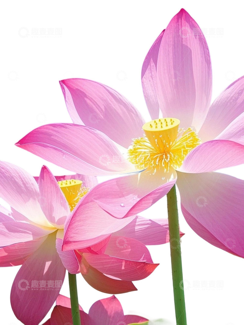 荷花免扣素材802