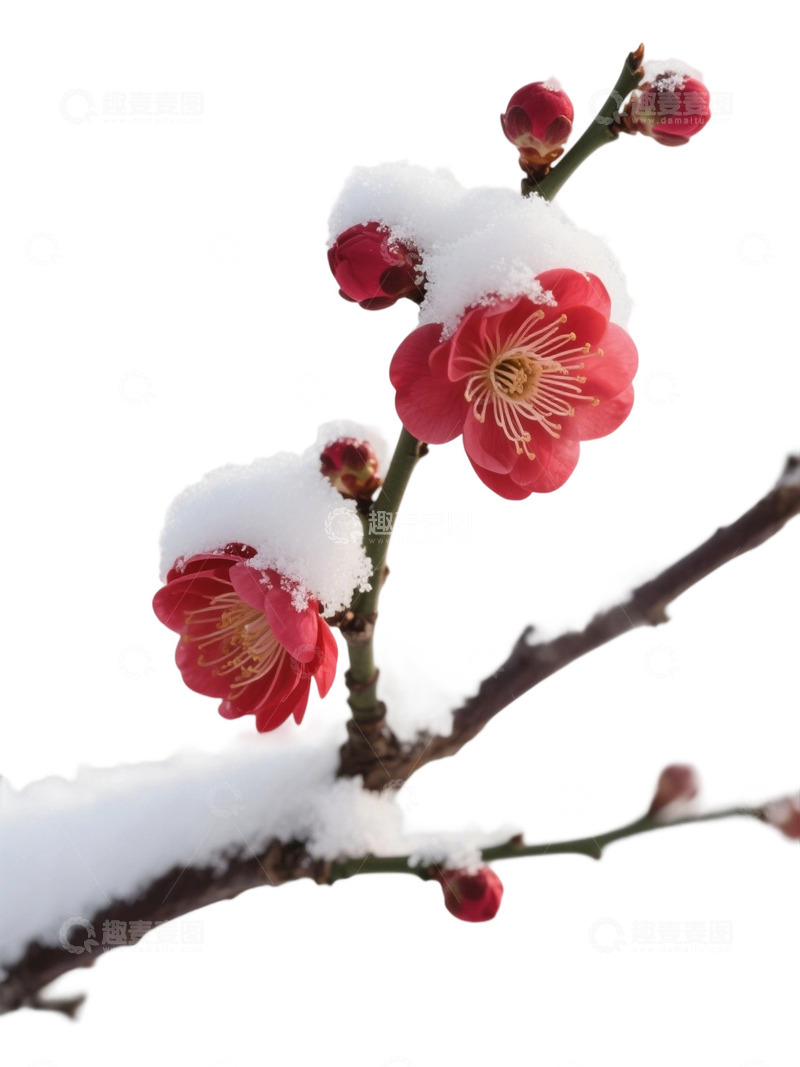 梅花免扣素材17