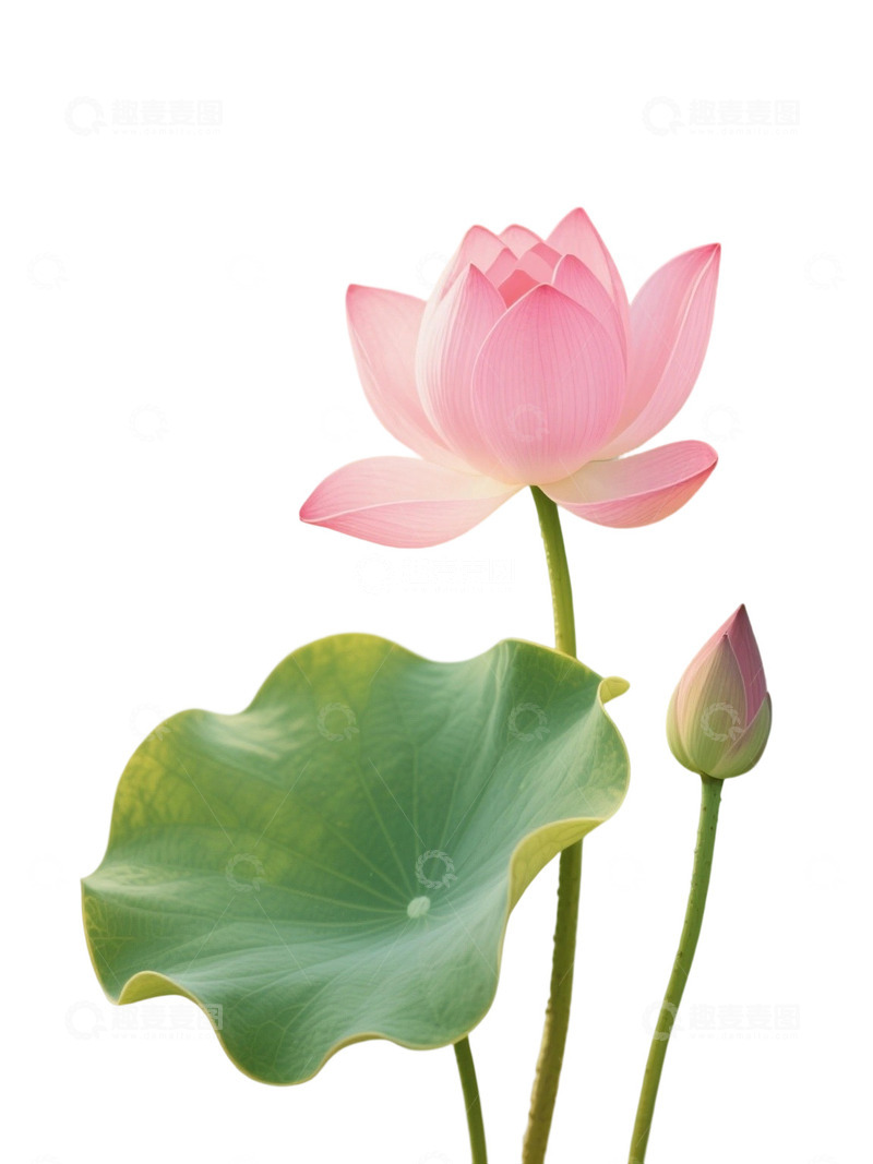 高清大图下载【趣麦麦图】荷花免扣素材939