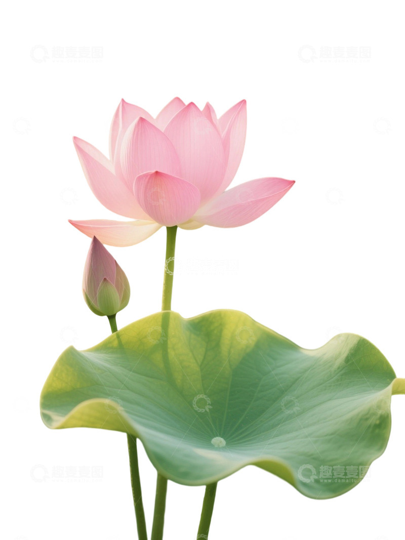 高清大图下载【趣麦麦图】荷花免扣素材924