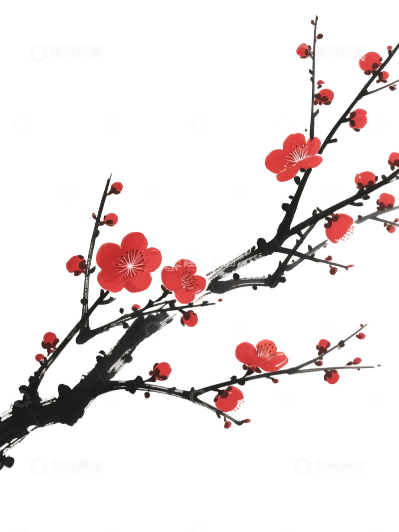梅花免扣素材23