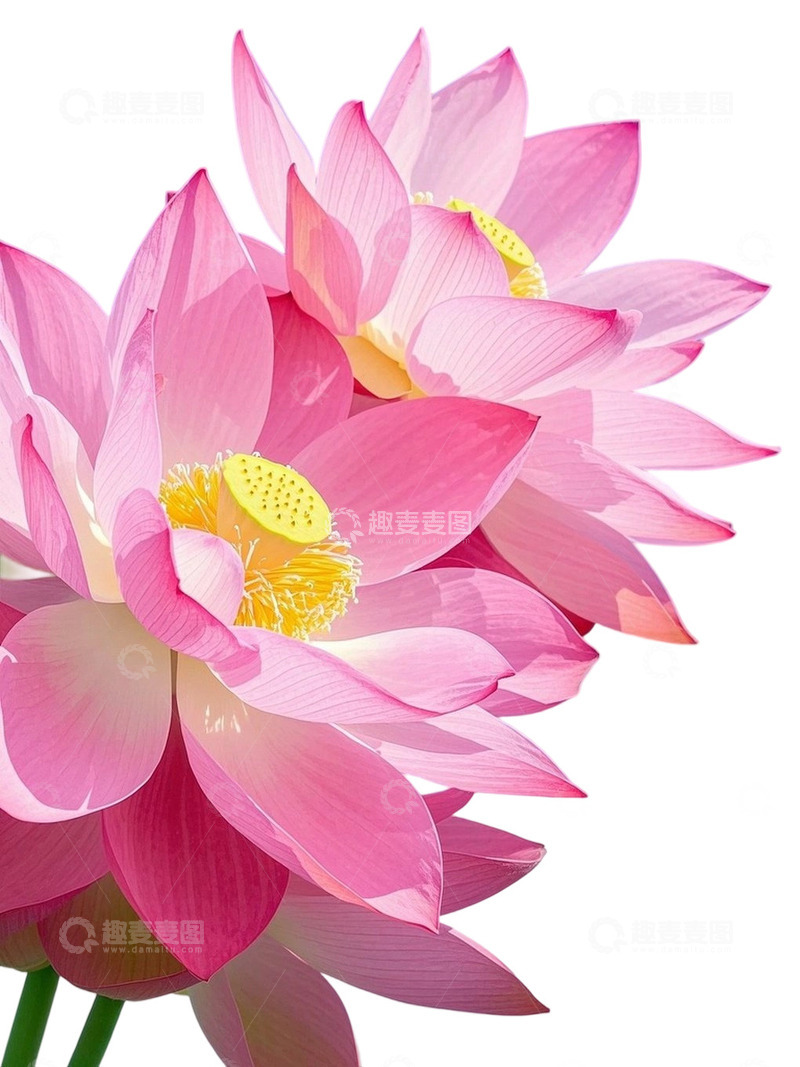 高清大图下载【趣麦麦图】荷花免扣素材803