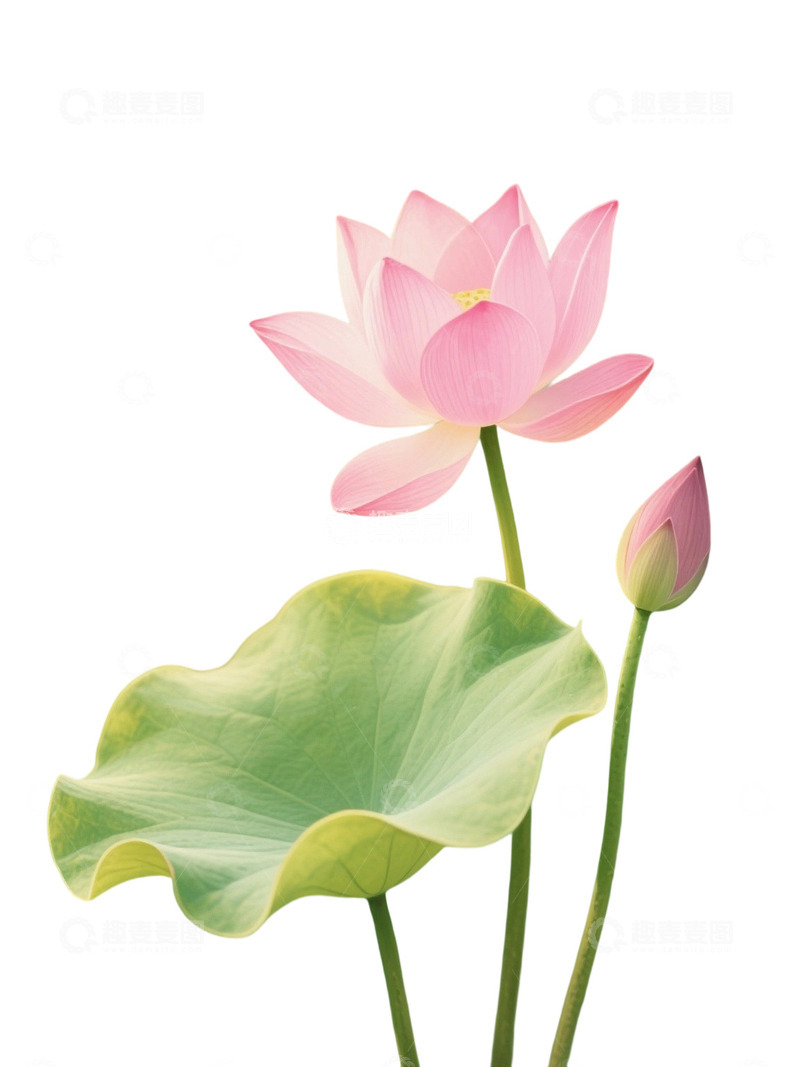 高清大图下载【趣麦麦图】荷花免扣素材937