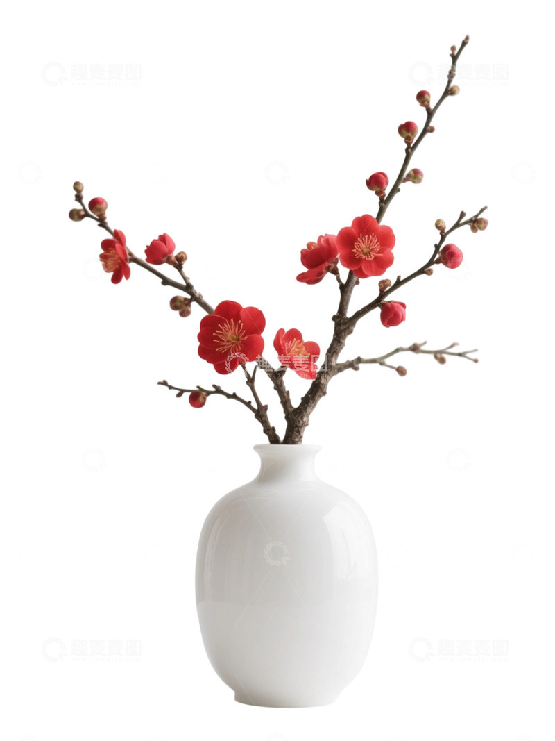 高清大图下载【趣麦麦图】梅花免扣素材13