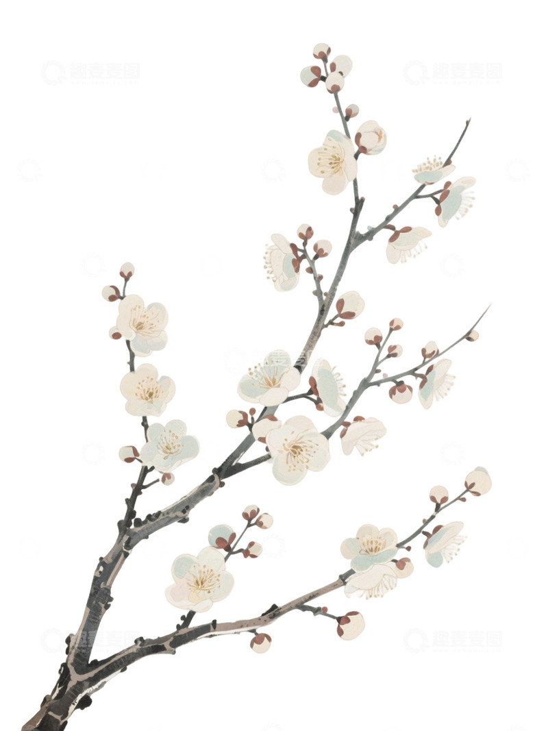 梅花免扣素材4