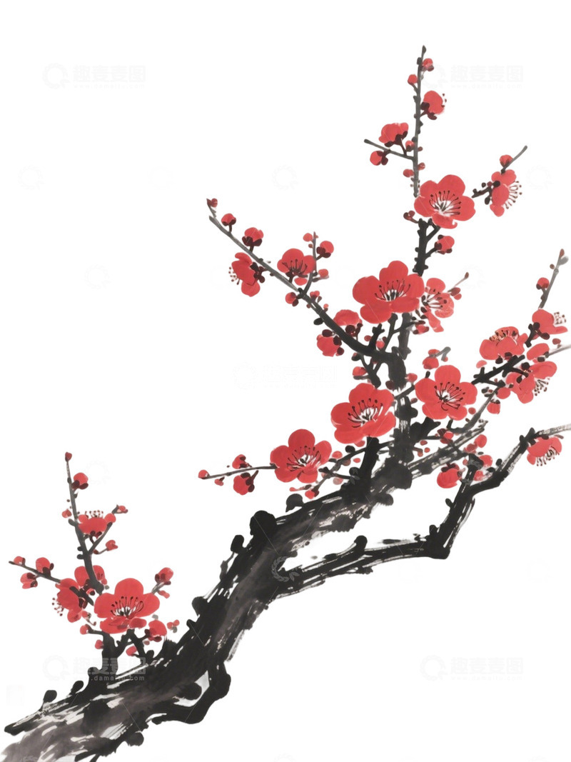 梅花免扣素材39