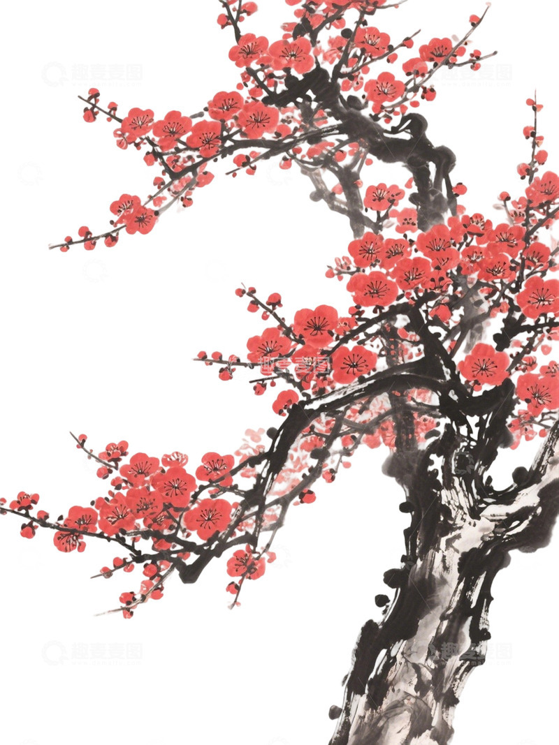 梅花免扣素材36