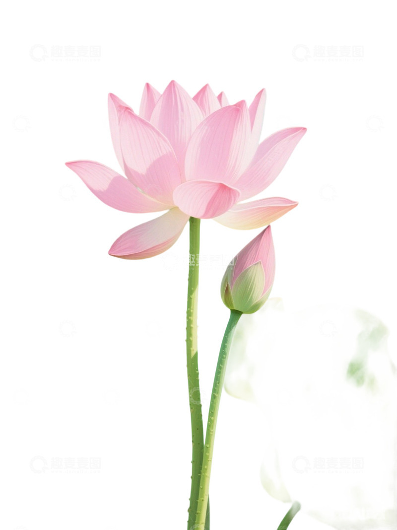 高清大图下载【趣麦麦图】荷花免扣素材946