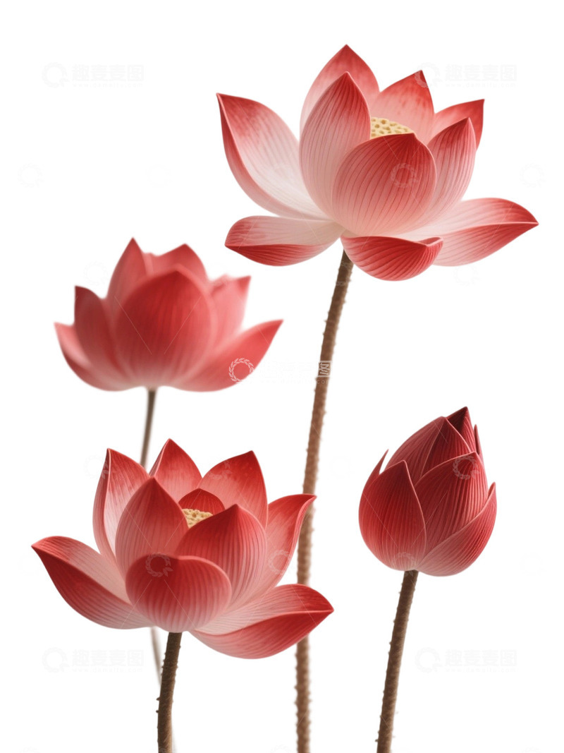 高清大图下载【趣麦麦图】荷花免扣素材1308