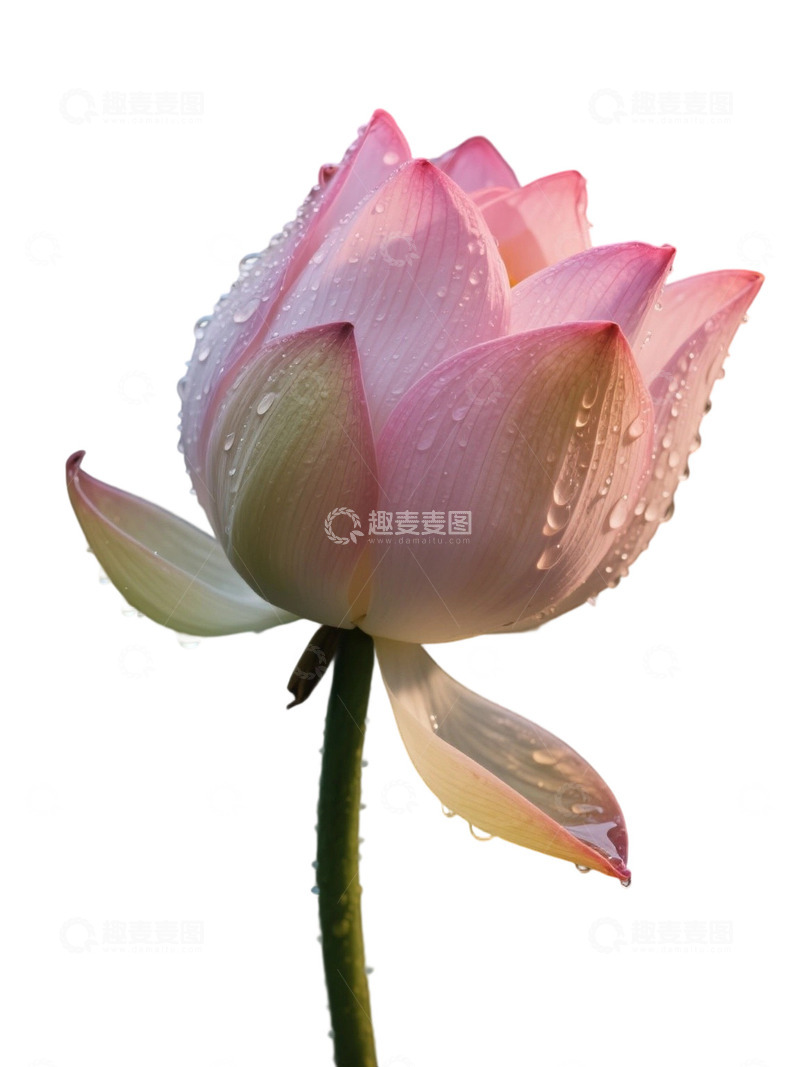 荷花免扣素材1606