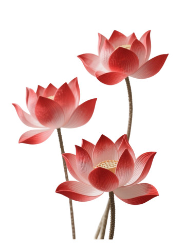 荷花免扣素材1306