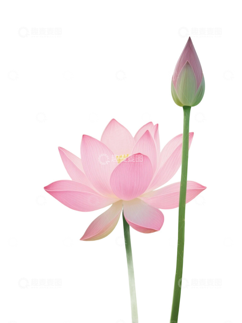 高清大图下载【趣麦麦图】荷花免扣素材1409