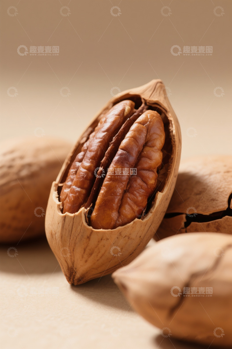 高清大图下载【趣麦麦图】坚果碧根果夏威夷果