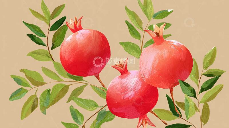 高清大图下载【趣麦麦图】石榴  爆浆  溢露 