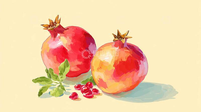 高清大图下载【趣麦麦图】石榴  迸甜  涌汁 