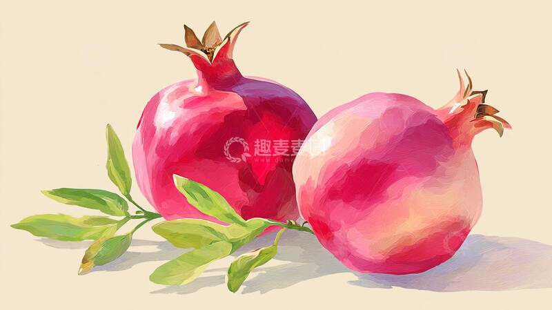 高清大图下载【趣麦麦图】石榴  爆浆  喷甜 