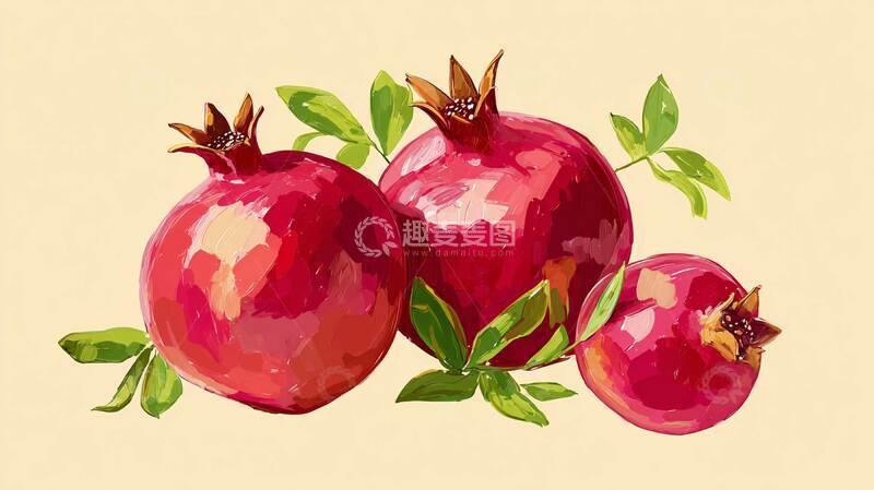 高清大图下载【趣麦麦图】石榴  脆籽  滑籽  