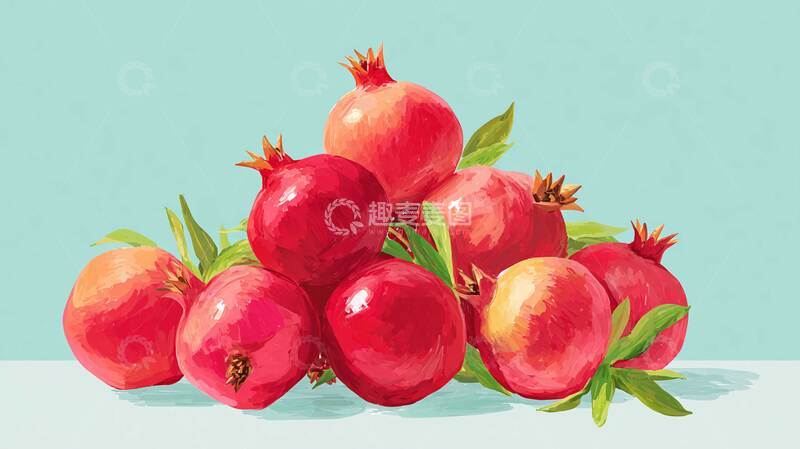 高清大图下载【趣麦麦图】石榴  熟蜜 阳蜜