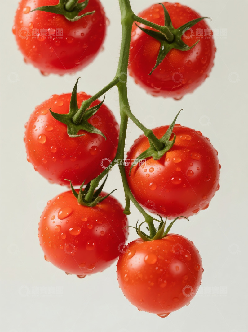 高清大图下载【趣麦麦图】红番茄特写视角摄影1