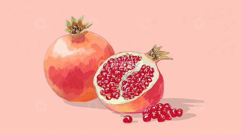 高清大图下载【趣麦麦图】石榴  麻舌  膜感  