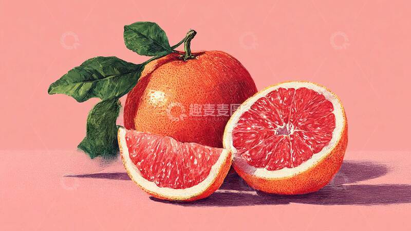 高清大图下载【趣麦麦图】柚子  脆糯  甜鲜  