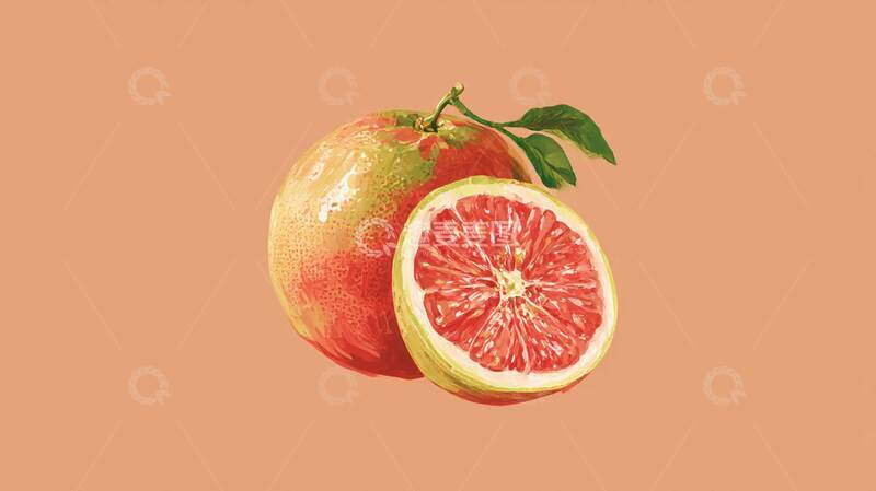 高清大图下载【趣麦麦图】柚子  爽脆  饱满 