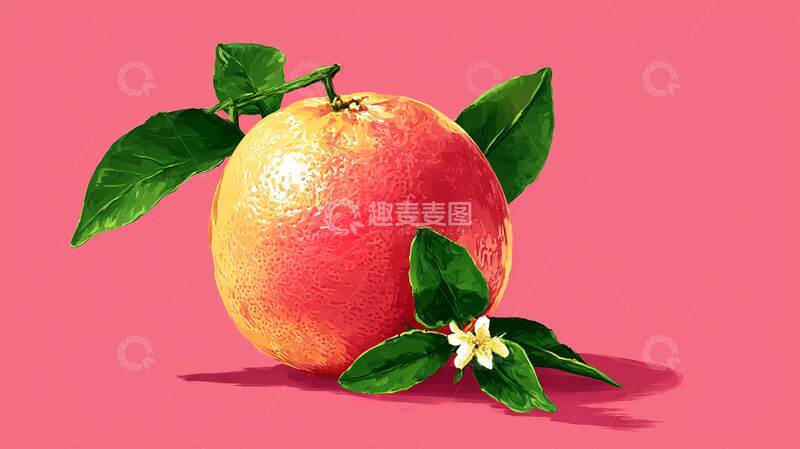 高清大图下载【趣麦麦图】柚子  细腻  爽脆