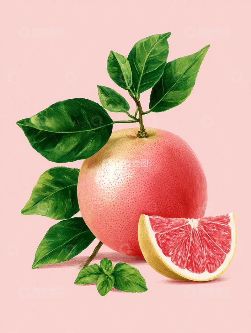 高清大图下载【趣麦麦图】柚子  细腻  清香