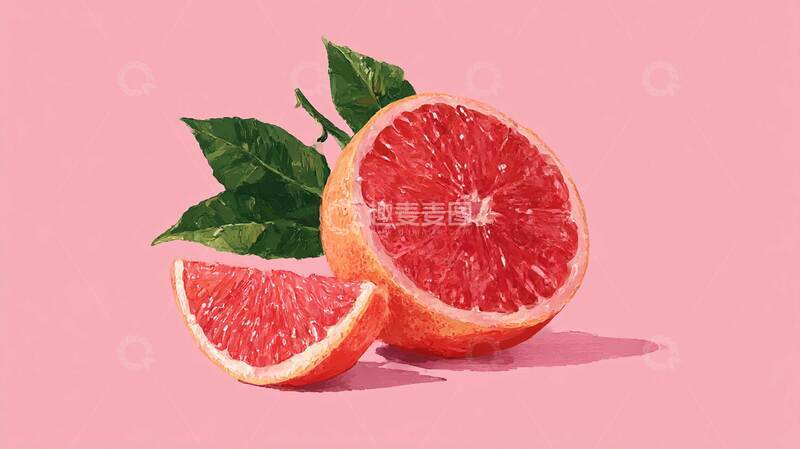 高清大图下载【趣麦麦图】柚子  清新  香滑  