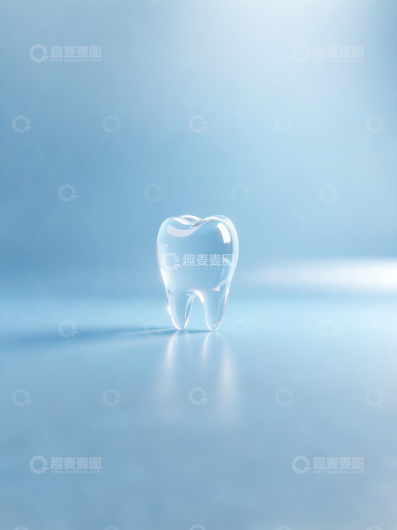 高清大图下载【趣麦麦图】口腔牙科蓝色水晶2