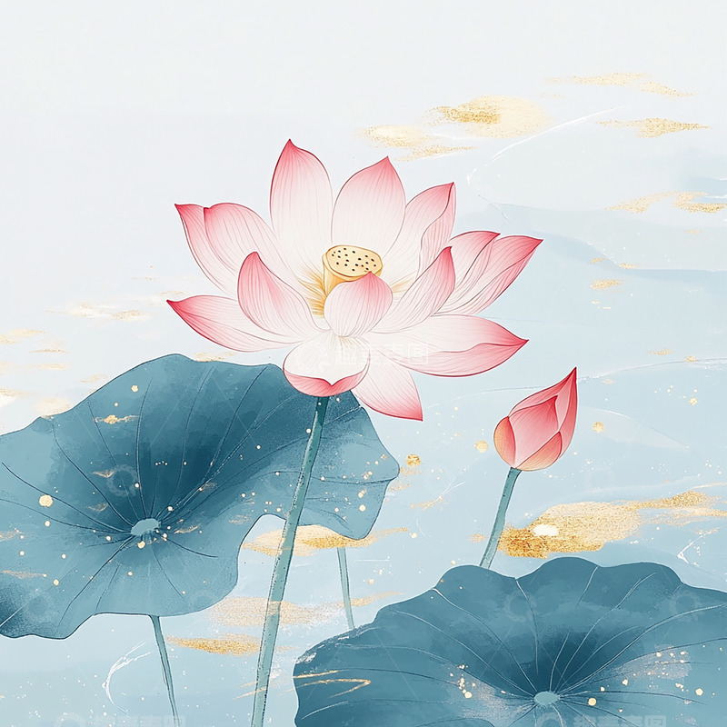 高清大图下载【趣麦麦图】夏日荷花图片