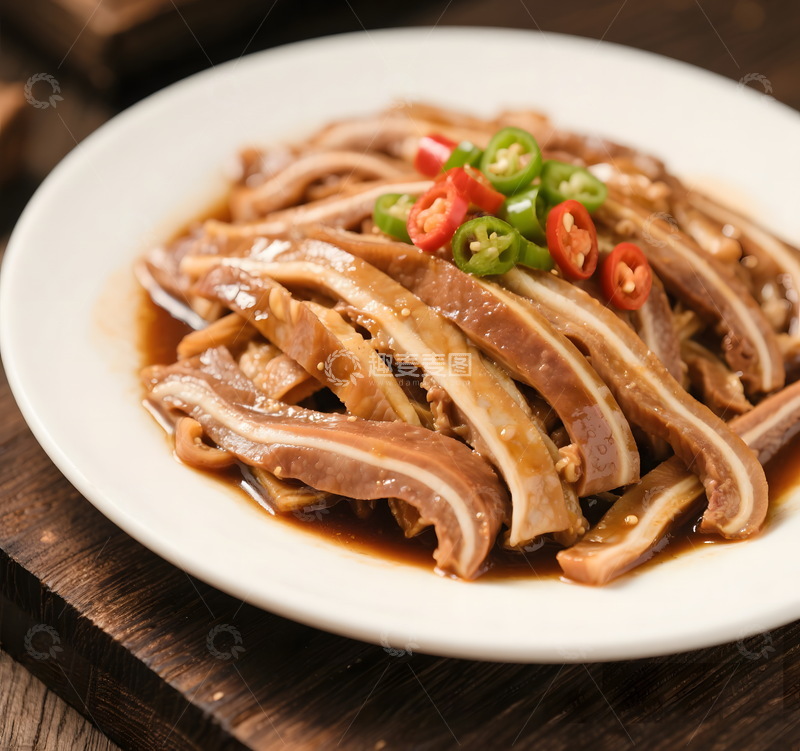 高清大图下载【趣麦麦图】卤猪肚五香猪肚