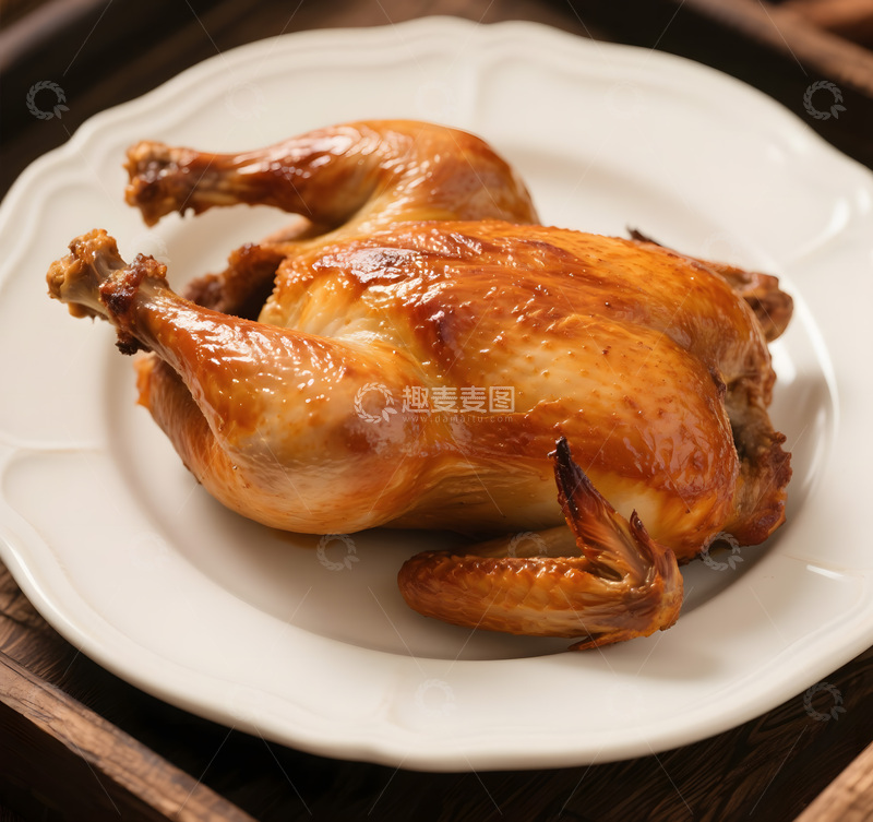 高清大图下载【趣麦麦图】美味烤鸡摄影