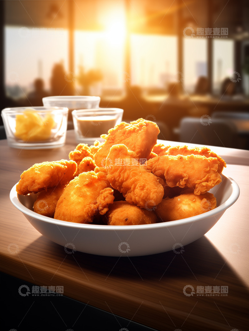 高清大图下载【趣麦麦图】美味鸡米花摄影图11