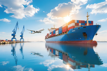 货轮运输码头集装箱摄影图31