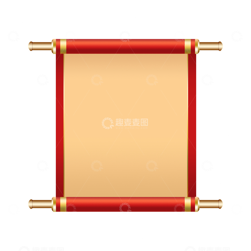 元旦春节新年画轴卷轴画卷