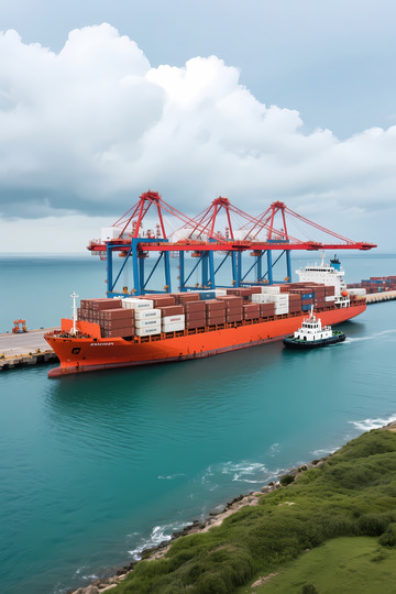 海运物流货船物流摄影