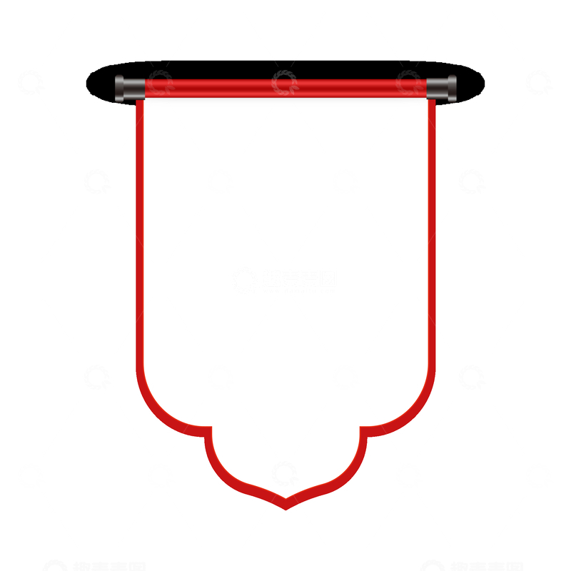 元旦春节新年卷轴画轴挂旗