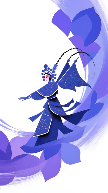 京剧文化艺术形象图