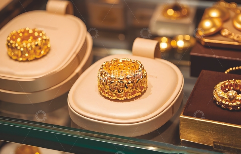 高清大图下载【趣麦麦图】黄金首饰实拍图片